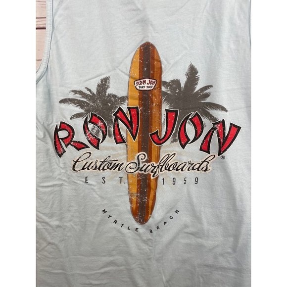 Ron Jon Surf Shop Myrtle Beach Tank Top Blue Size Small - Picture 4 of 5